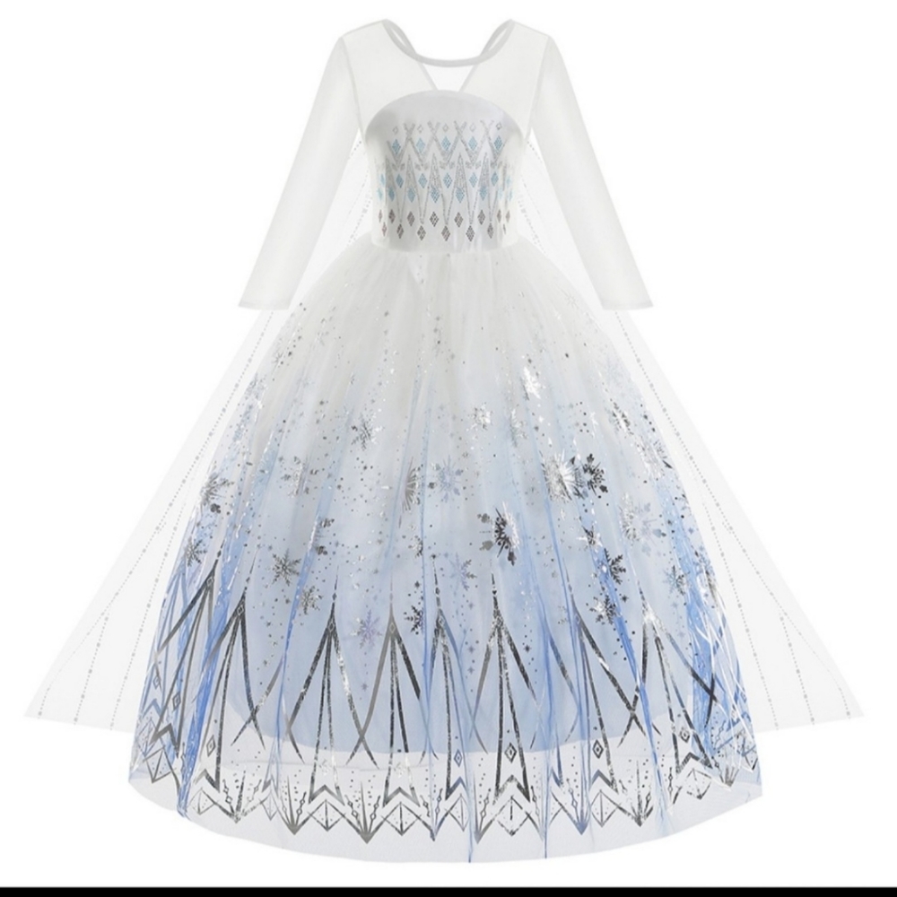 Elsa costume for girls/birthday/party/Halloween dress 3-9 years avaliable - Picture 3 of 6